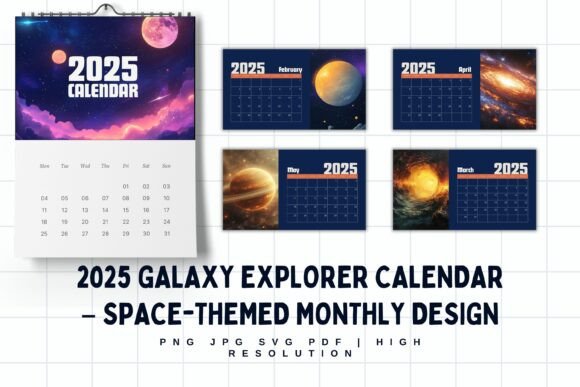 2025 CalendarSpace Themed Monthly Design: A Strategic Tool for Cosmic Planning