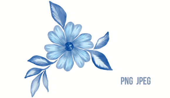 Blue Flower Watercolor: A Strategic Choice for Creative and Business Applications