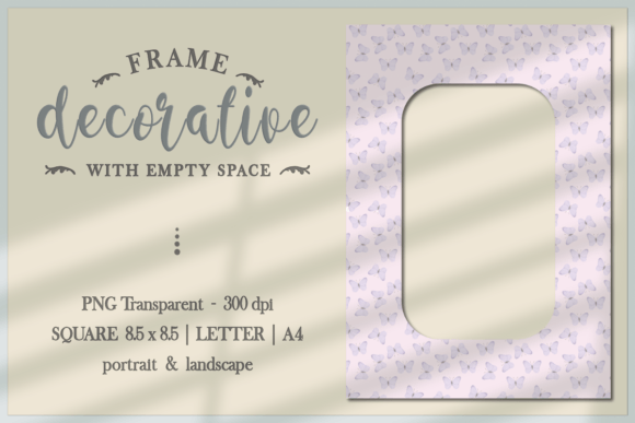 Butterflies Frame PNG
