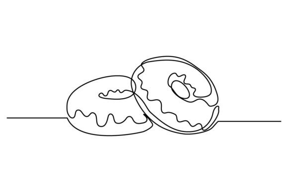 Donut One Continuous Line: A Unique Design Concept
