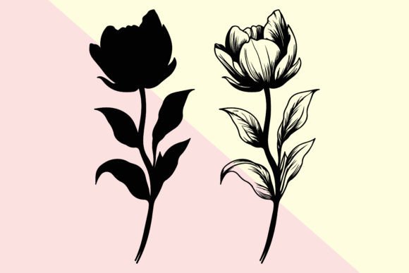 Flower Tattoo Silhouette 7: A Strategic Design for Creative and Business Applications