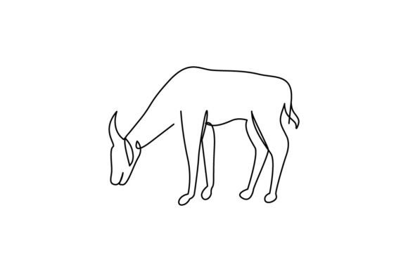 Goat Continuous Line Art: A Minimalist Design for Creative Expression