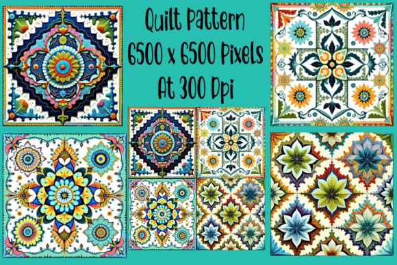 Kaleidoscopic Heritage Art Quilt