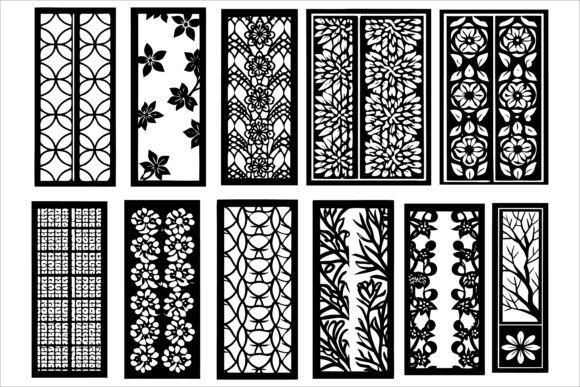 Laser Cut Floral Vectors Art
