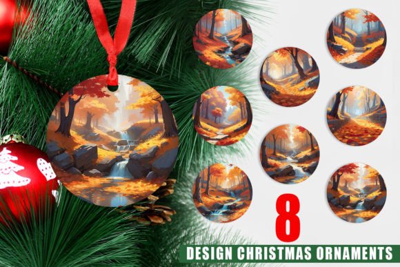 Ornament Autumn Vibrant Beauty: A Creative Addition to Your Holiday Decor