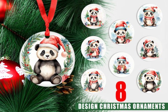 Ornament Christmas Panda: A Unique Addition to Your Holiday Decor