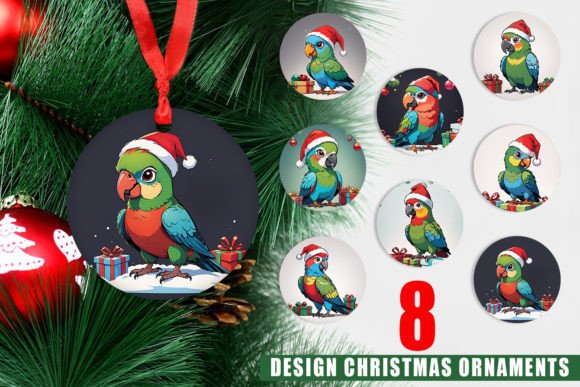 Ornament Christmas Parrot