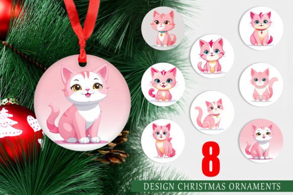 Ornament Pink Cat Valentine: A Strategic Design for Creative and Business Success