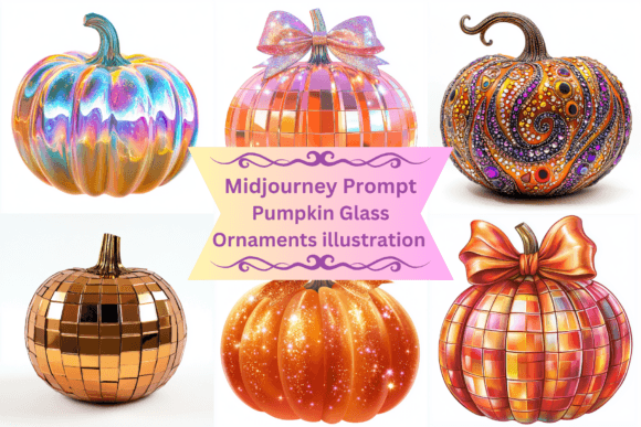 Prompt for Pumpkin Glass Ornaments