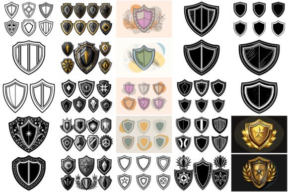 Shield Symbols or Badges Set: A Comprehensive Overview