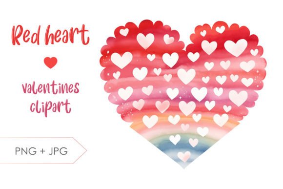 Valentine Heart PNG Clipart Sublimation: A Versatile Digital Asset for Creative and Commercial Use