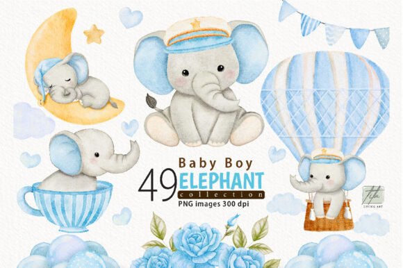 Watercolor Baby Elephant: A Unique Touch for Nursery Décor